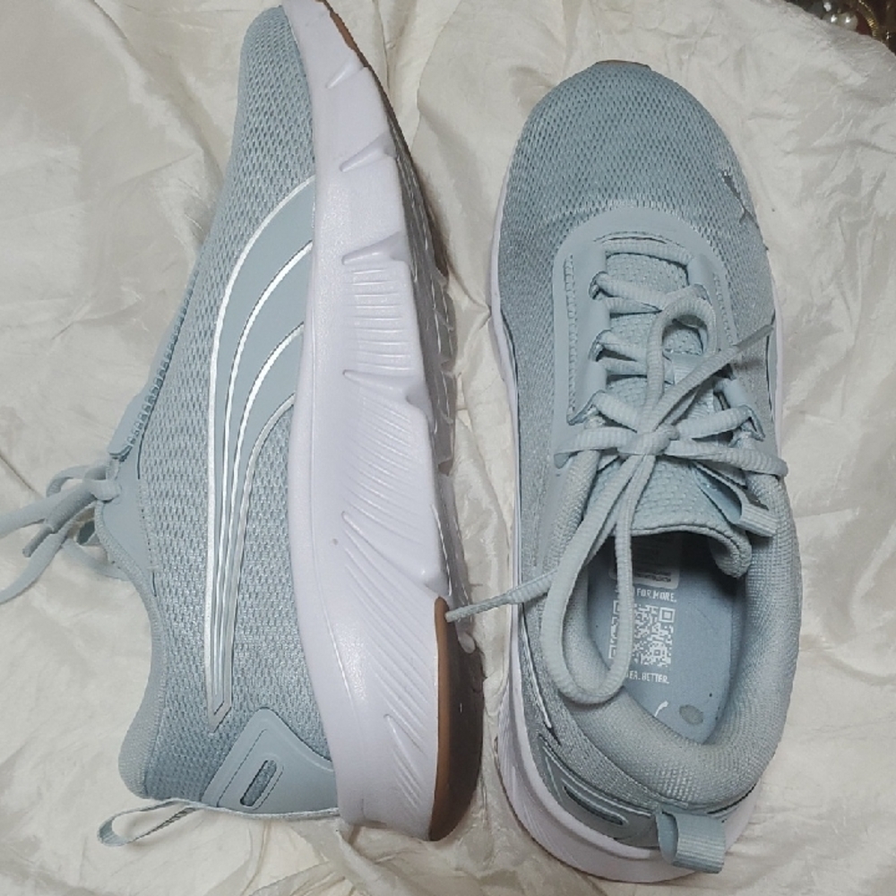 Light Blue Women's Athletic Sneakers - Casual Comfort